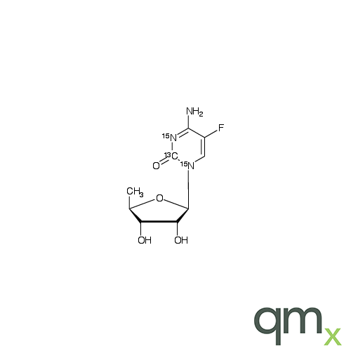 5â-Deoxy-5-fluorocytidine-13C,15N2, neat