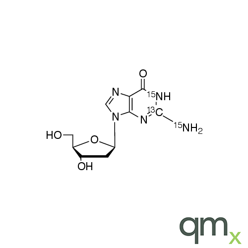 2â-Deoxyguanosine-13C,15N2, neat