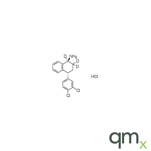 rac-trans-N-Desmethyl Sertraline-d3 Hydrochloride, neat