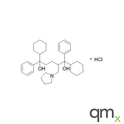 1,5-Dicyclohexyl-1,5-diphenyl-2-(pyrrolidin-1-ylmethyl)pentane-1,5-diol Hydrochloride, neat