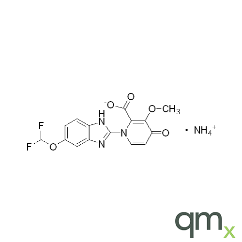 1-(5-(Difluoromethoxy)-1H-benzo[d]imidazol-2-yl)-3-methoxy-4-oxo-1,4-dihydropyridine-2-carboxylic Acid Ammonium Salt, neat
