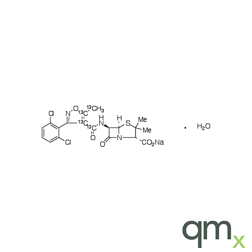 Dicloxacillin-13C4 Sodium Salt Monohydrate, neat