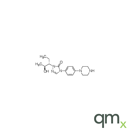 2,4-Dihydro-2-[(1S,2S)-1-ethyl-2-hydroxypropyl]-4[4-(1-piperazinyl)phenyl]-3H-1,2,4-triazol-3-one, neat