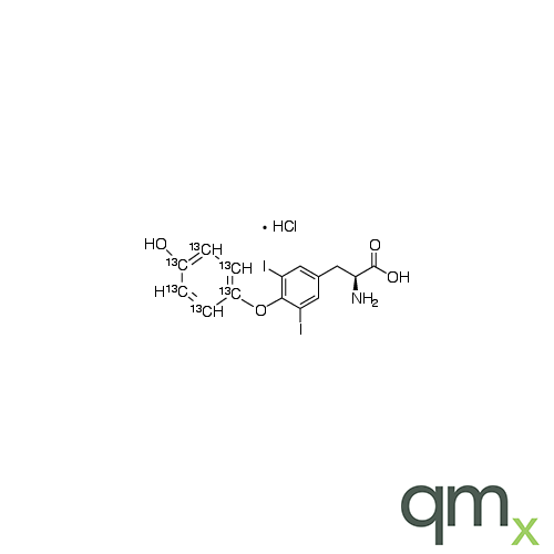 3,5-Diiodo-L-thyronine (4-Hydroxyphenyl-13C6) Hydrochloride, neat