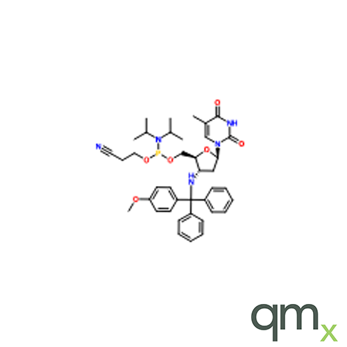 2',3'-Dideoxy-3'-Monomethoxytritylaminothymidine-5'-O-N,N-diisopropylcyanoethylphosphoramidite, neat