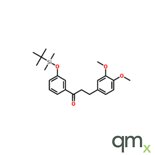 1-(3-((tert-Butyldimethylsilyl)oxy)phenyl)-3-(3,4-dimethoxyphenyl)propan-1-one, neat