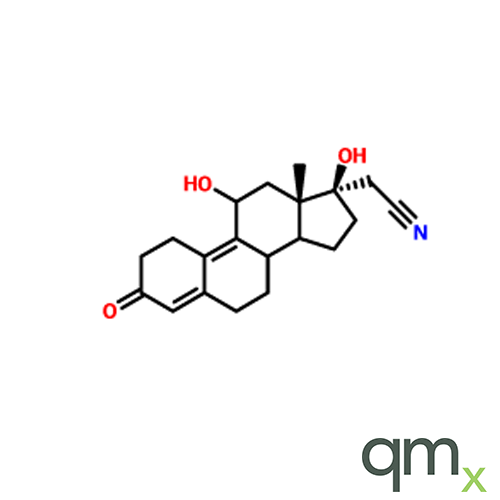 17a-Cyanomethyl-11,17b-dihydroxyestra-4,9-dien-3-one, neat