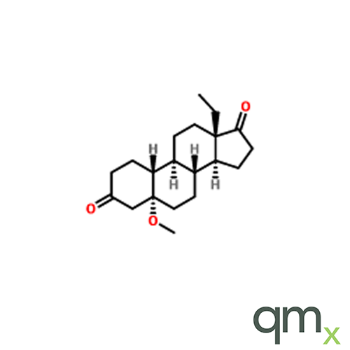13-Ethyl-5a-methoxy-gonane-3,17-dione, neat
