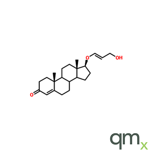 Androst-4-en-3-one, 17-[[(1E)-3-hydroxy-1-propen-1-yl]oxy]-, neat