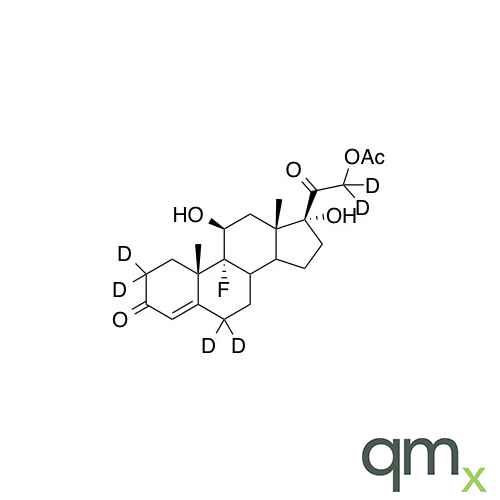 Fludrocortisone-21-Acetate-2,2,6,6,21,21-D6 (major), neat
