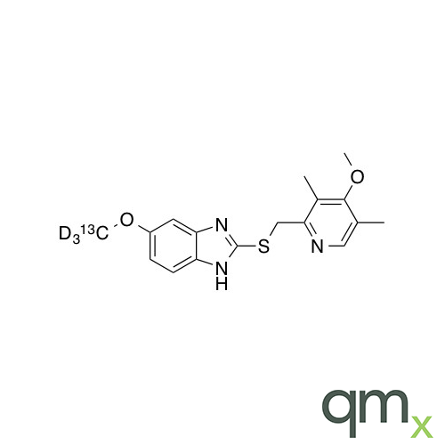 Omeprazole-13C, D3 Sulfide, neat