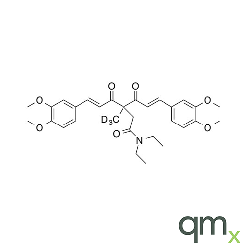 4-(N,N-Dimethylaminocarbonyl)methyl-4,4',4"-Trimethylcurcumin-D3