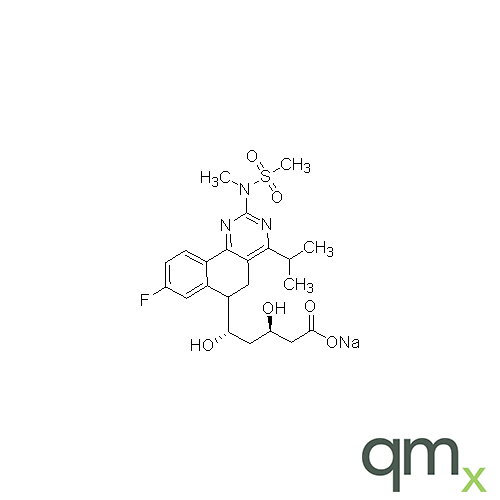 (ÃŸR,dS)-8-Fluoro-5,6-dihydro-ÃŸ,d-dihydroxy-4-(1-methylethyl)-2-[methyl(methylsulfonyl)amino]-benzo[h]quinazoline-6-pentanoic Acid Sodium Salt, neat