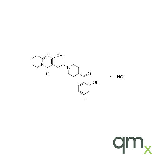 3-[2-[4-(4-Fluoro-2-hydroxybenzoyl)-1-piperidinyl]ethyl]-6,7,8,9-tetrahydro-2-methyl-4H-pyrido[1,2-a]pyrimidin-4-one Hydrochloride, neat