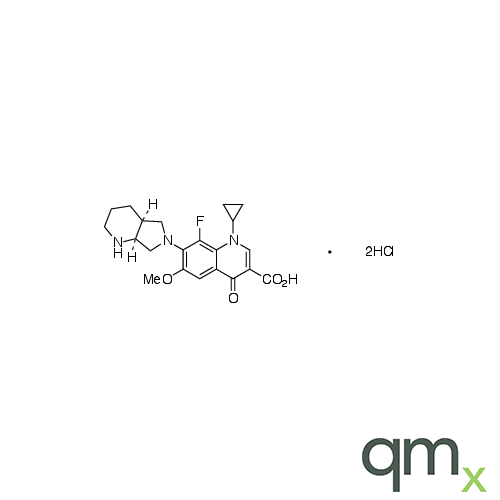 8-Fluoro-6-methoxy Moxifloxacin Dihydrochloride, neat