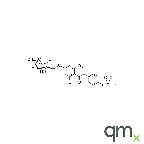 Genistein 7-ÃŸ-D-Glucuronide 4â€™-Sulfate Disodium Salt, neat