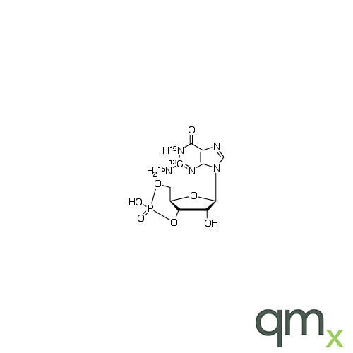 Guanosine 3â,5â-Cyclic-13C,15N2 Monophosphate, neat