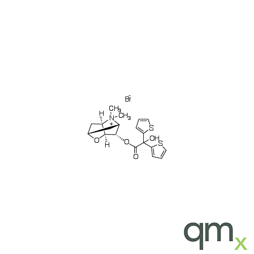 rel-(2R,3aR,5S,6S,6aS)-6-(Hydroxy-2,2-di(thiophen-2-yl)acetoxy)-4,4-dimethylhexahydro-2H-2,5-methanofuro[3,2-b]pyrrol-4-ium Bromide, neat