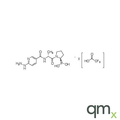 ((HYNIC)-D-alanyl)-L-proline-boronic Acid TFA Salt, neat