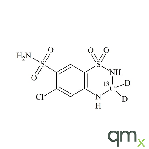 Hydrochlorothiazide 13C-D2