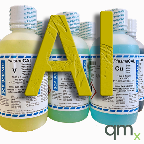 ICP Standard, Aluminium, Al, 10,000 Âµg/ml HNO3