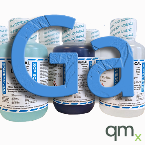 ICP Standard, Gallium, Ga, 10,000 Âµg/ml