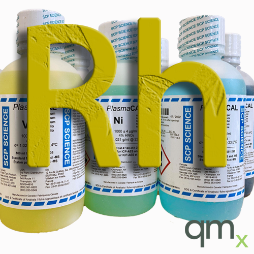 ICP Standard, Rhodium, Rh, 1,000 Âµg/ml