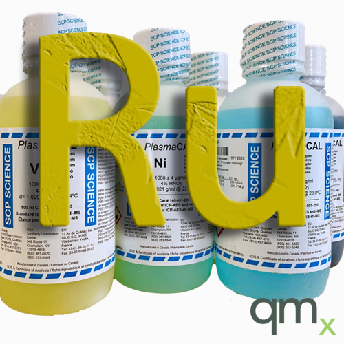 ICP Standard, Ruthenium, Ru, 10,000 Âµg/ml