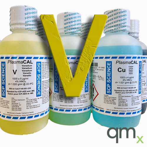 ICP Standard, Vanadium, V, 10,000 Âµg/ml