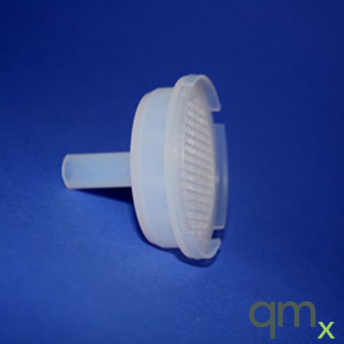 Inlet, 47 mm filter, 1/2in OD x 1in tube