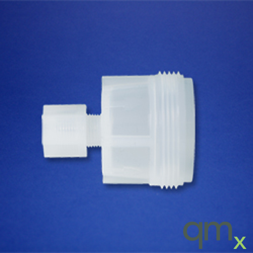 Inlet, 50 mm filter, ferrule nut for 3/8in tubing