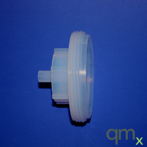 Inlet, 90 mm filter, ferrule nut for 1/2in tubing