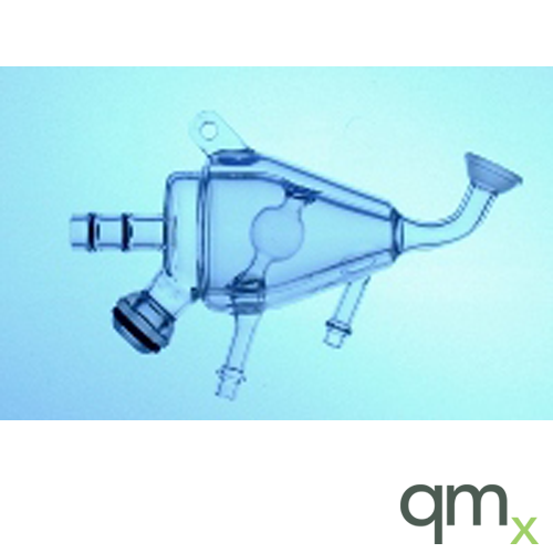 Jacketed Conical Spray Chamber, Ball Joint Drain