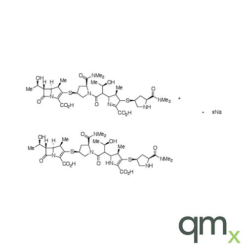 Meropenem Dimer Impurity Sodium Salt (>90% purity)(Mixture of double bond isomers), neat