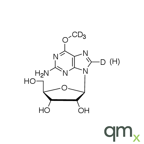 6-O-Methyl Guanosine-d4 (major), neat