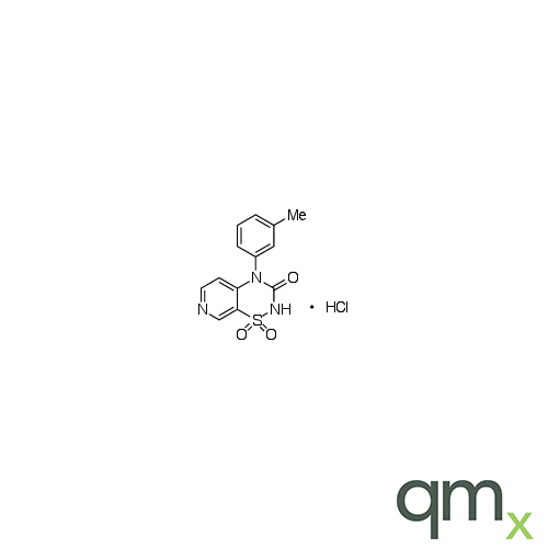 4-(3-Methylphenyl)-2H-pyrido[4,3-e]-1,2,4-thiadiazin-3(4H)-one 1,1-Dioxide Hydrlochloride, neat
