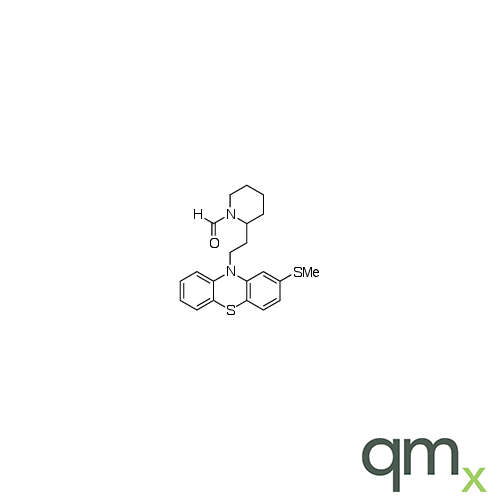 2-(2-(2-(Methylthio)-10H-phenothiazin-10-yl)ethyl)piperidine-1-carbaldehyde, neat
