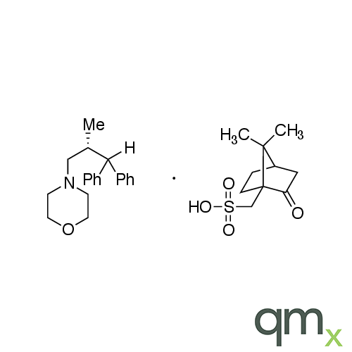 (R)-4-(2-Methyl-3,3-diphenylpropyl)morpholine ((1R,4R)-7,7-dimethyl-2-oxobicyclo[2.2.1]heptan-1-yl)methanesulfonate, neat
