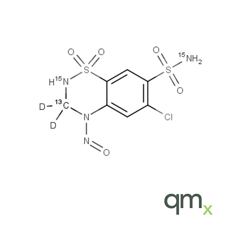 4-Nitroso hydrochlorothiazide-13C,15N2,d2, neat