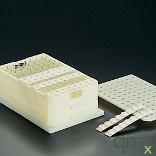 Moulded Tan PTFE/Silicone Strip - 12 Plugs for Vials in Multi-Tier MTP System