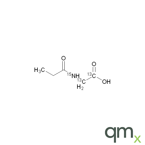 N-Propionylglycine-13C2,15N, neat