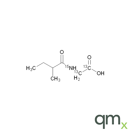 N-(2-Methyl-1-oxobutyl)glycine-13C2,15N, neat