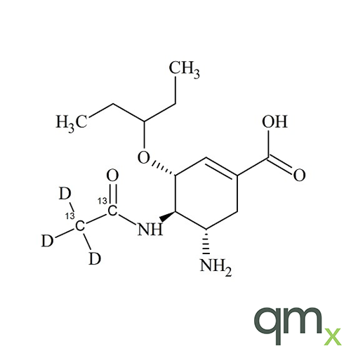 Oseltamivir Acid-13C2-d3