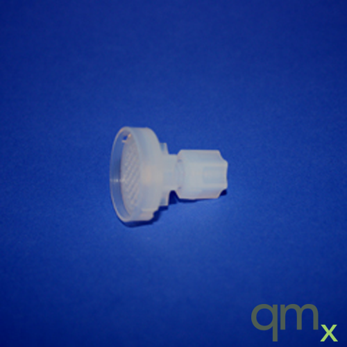 Outlet, 25 mm filter, ferrule nut for 1/8in tubing