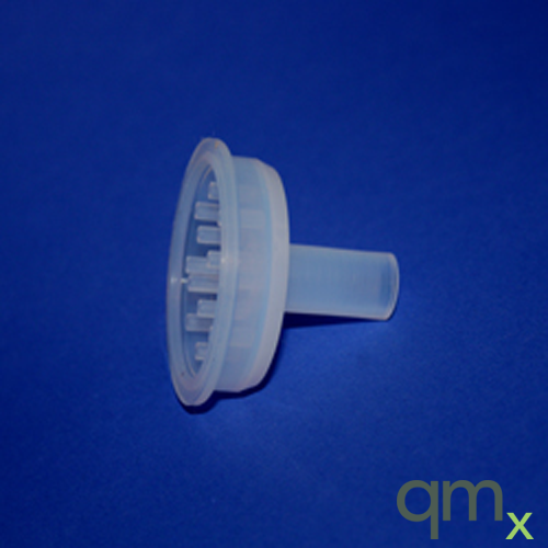 Outlet, 47 mm filter, 1/2in OD x 1in tube