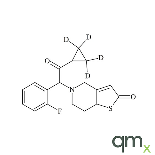 Prasugrel Thiolactone-d4 (Mixture of Diastereomers)