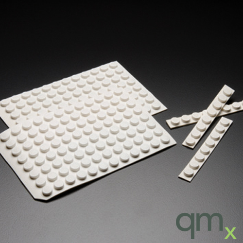 Prescored Moulded Tan PTFE/Silicone Mat with 96 Plugs for Vials in Multi-Tier MTP System