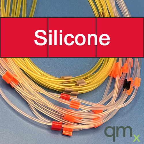 Pump Tubing, Silicone 3-stop Red/Red 1.14mm ID (pk/6)