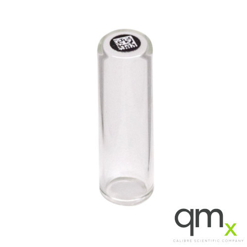 1.0ml Clear Borosilicate Glass Flat Bottom Vial, Bottom Barcode, 9x30mm