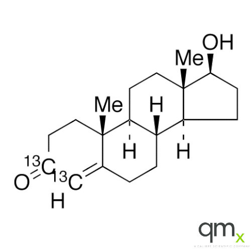 Testosterone-3,4-13C2, neat